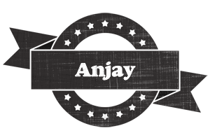 Anjay grunge logo