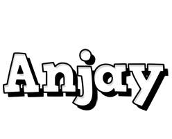 Anjay snowing logo