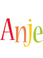 Anje birthday logo