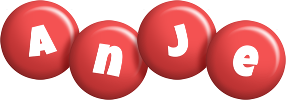 Anje candy-red logo