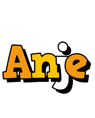 Anje cartoon logo