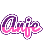 Anje cheerful logo