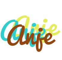 Anje cupcake logo