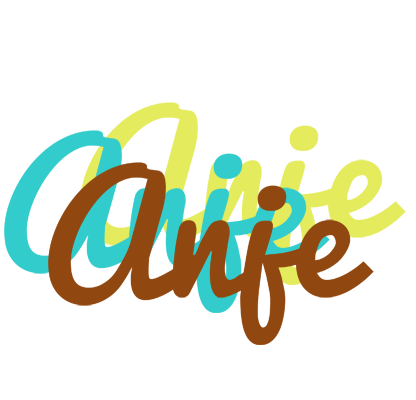 Anje cupcake logo