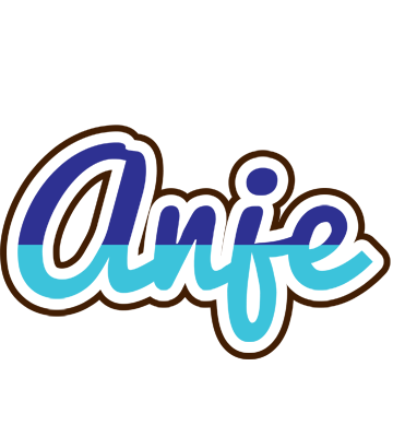 Anje raining logo