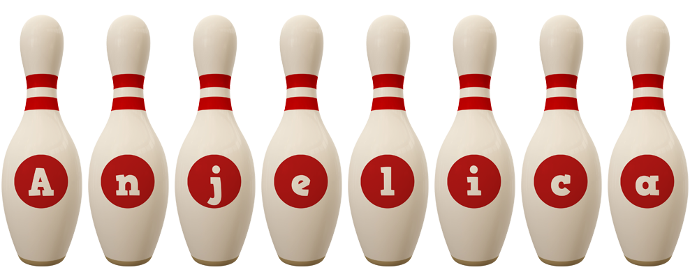 Anjelica bowling-pin logo