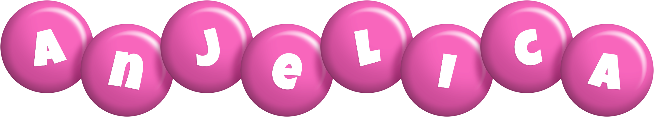 Anjelica candy-pink logo
