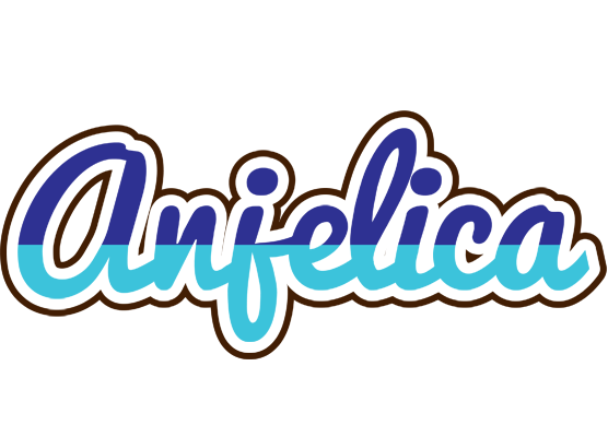 Anjelica raining logo