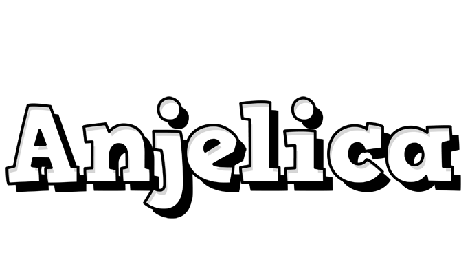 Anjelica snowing logo