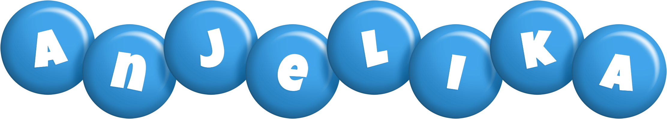 Anjelika candy-blue logo