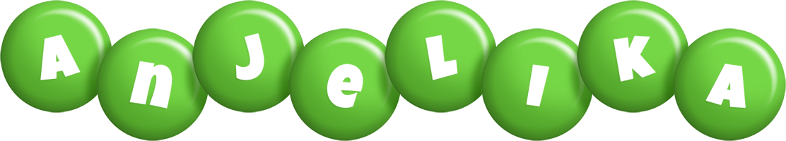 Anjelika candy-green logo