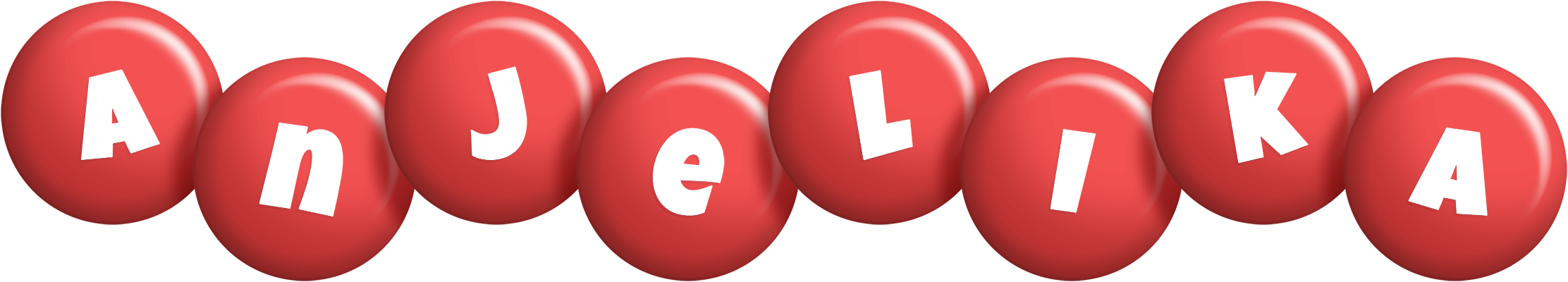Anjelika candy-red logo