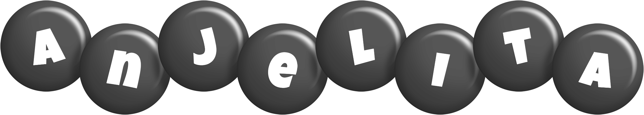 Anjelita candy-black logo