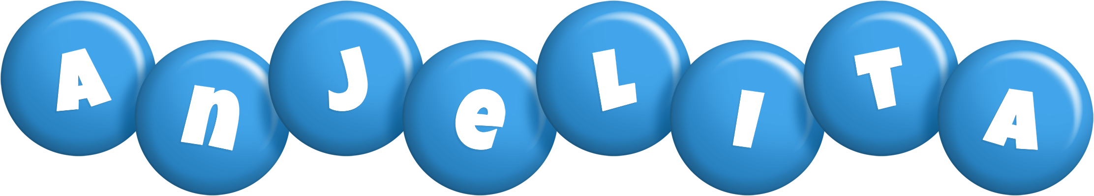 Anjelita candy-blue logo