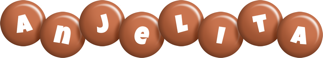 Anjelita candy-brown logo