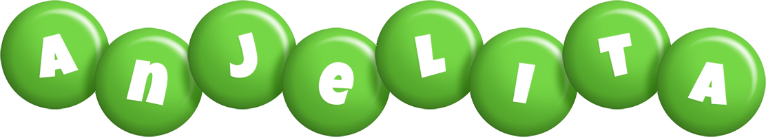 Anjelita candy-green logo