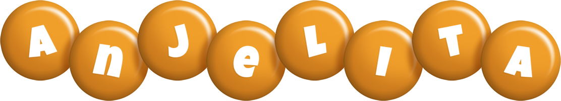 Anjelita candy-orange logo