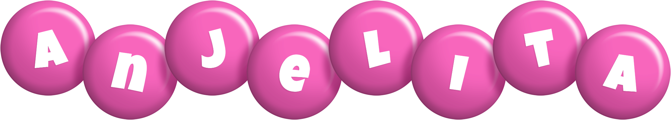 Anjelita candy-pink logo