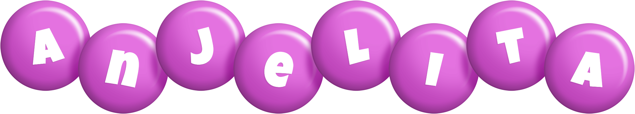Anjelita candy-purple logo