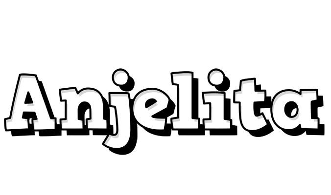 Anjelita snowing logo
