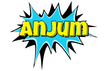 Anjum amazing logo