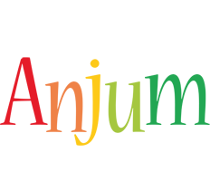 Anjum birthday logo