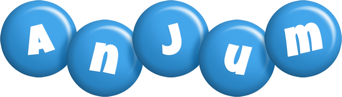 Anjum candy-blue logo