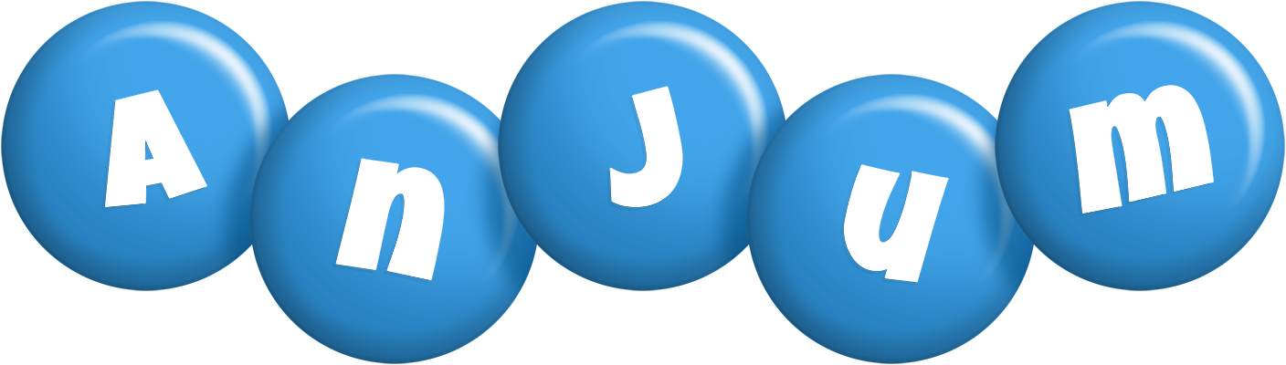 Anjum candy-blue logo