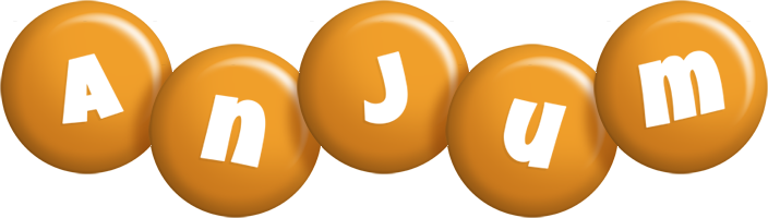 Anjum candy-orange logo