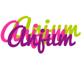 Anjum flowers logo
