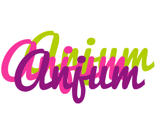 Anjum flowers logo