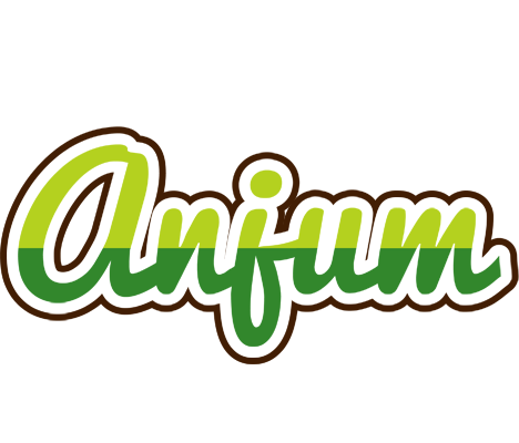 Anjum golfing logo