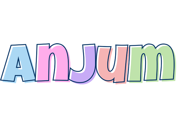 Anjum pastel logo