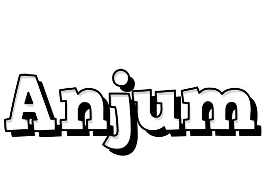 Anjum snowing logo