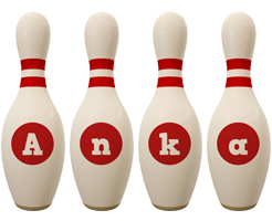 Anka bowling-pin logo