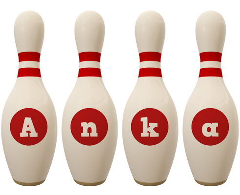 Anka bowling-pin logo