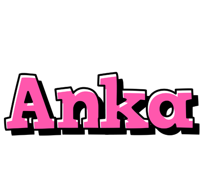 Anka girlish logo