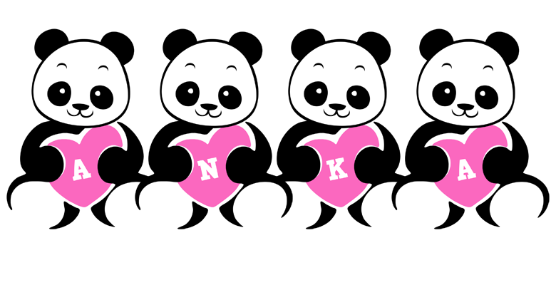 Anka love-panda logo