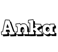 Anka snowing logo