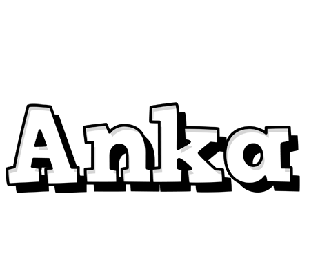 Anka snowing logo