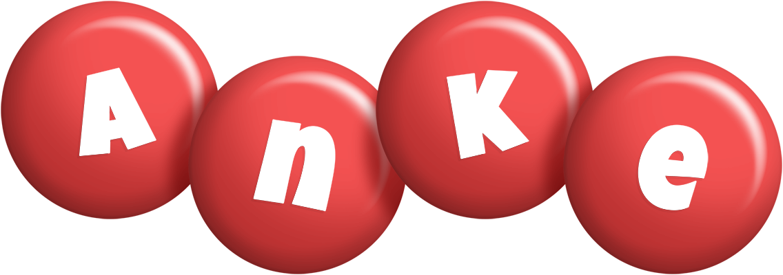 Anke candy-red logo
