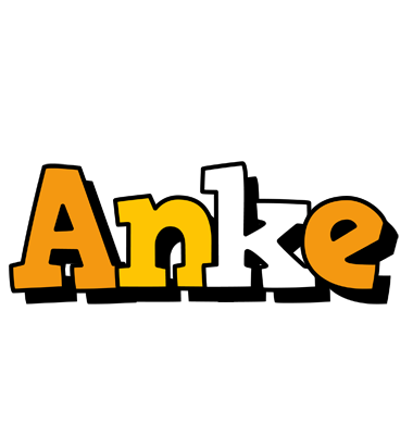 Anke cartoon logo