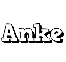 Anke snowing logo