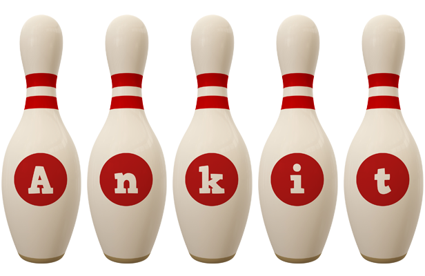 Ankit bowling-pin logo