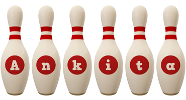 Ankita bowling-pin logo
