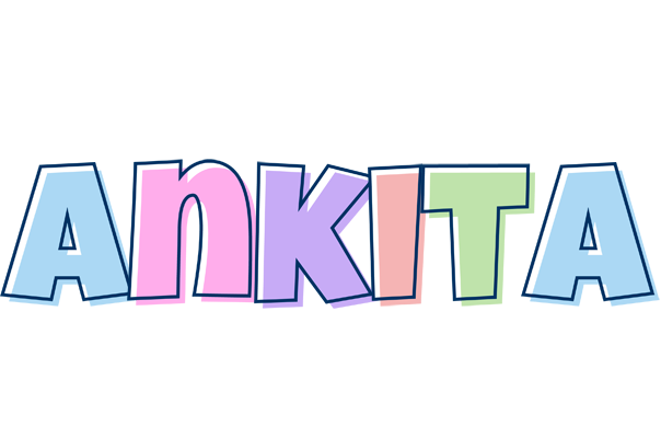 Ankita pastel logo