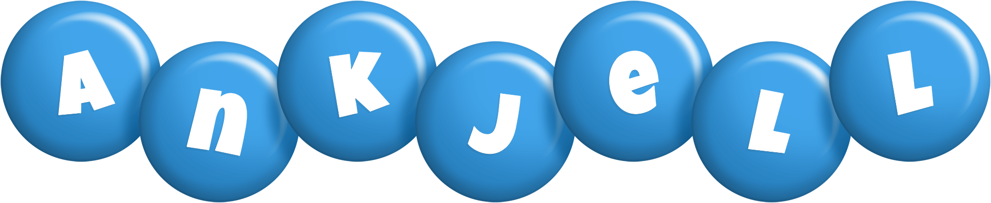 Ankjell candy-blue logo