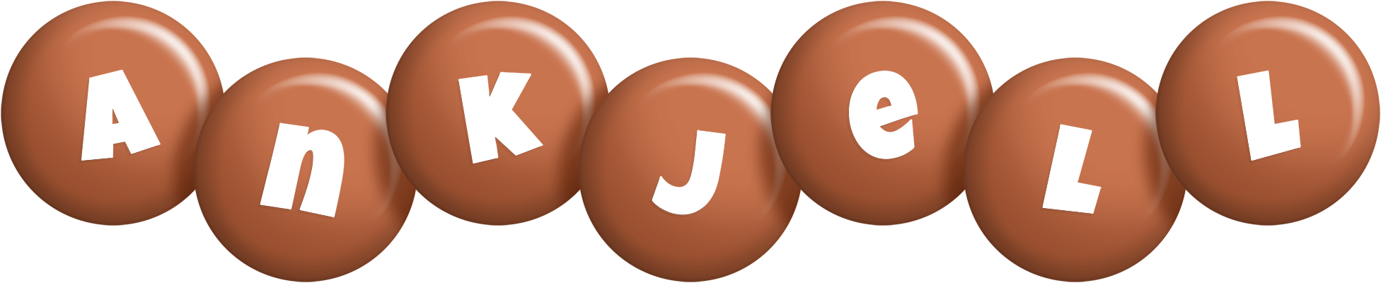 Ankjell candy-brown logo