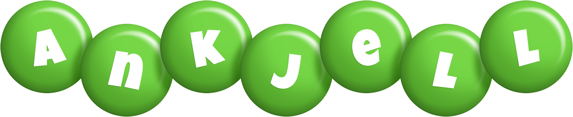 Ankjell candy-green logo