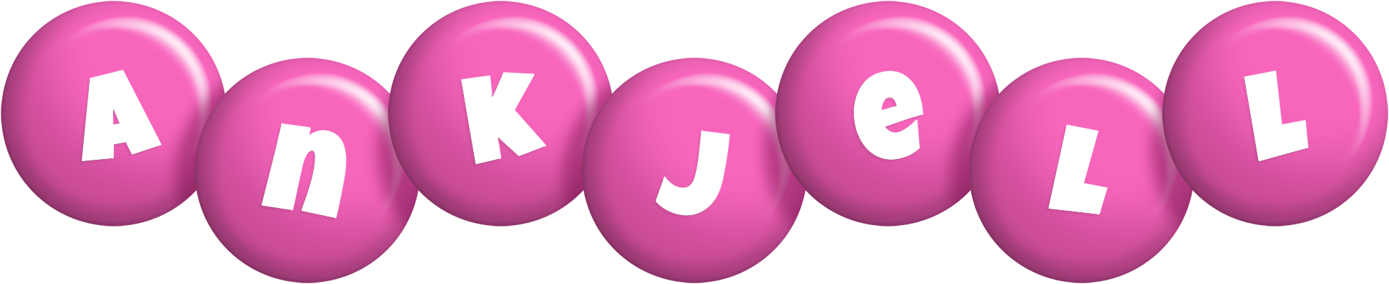 Ankjell candy-pink logo